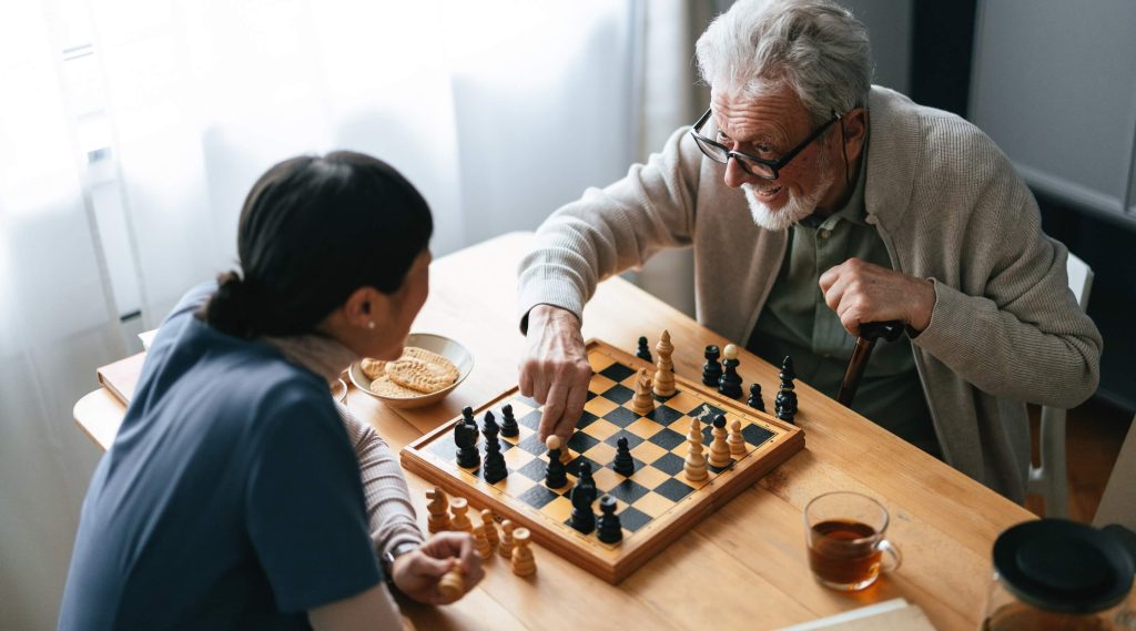Elderly man in care home seeking a financial assessment on his social care oourney
