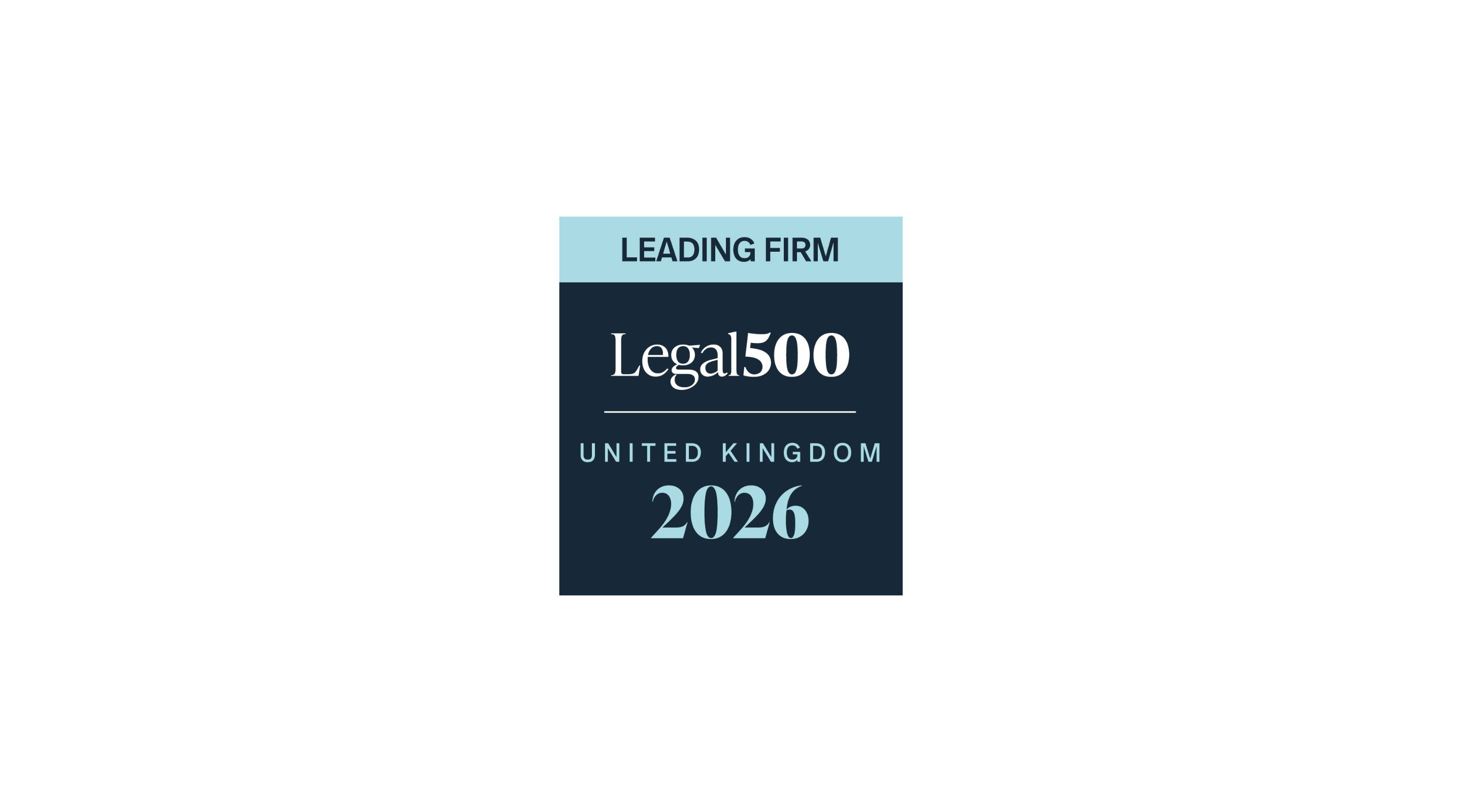 Morr & Co recognised in the Legal 500 UK 2026 guide